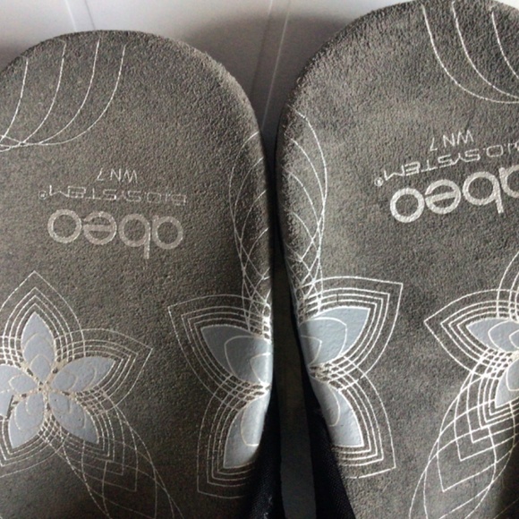 Abeo Black Fringe Women’s Thong Sandal Size 7 - Picture 4 of 4